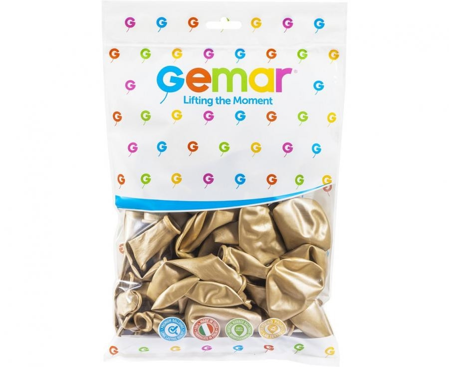 Balony GB120 shiny 13 cali złote (50szt) GB120/88 GoDan